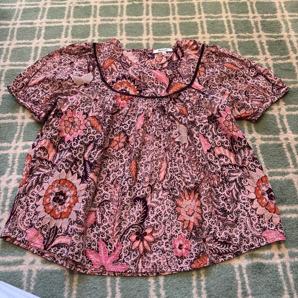 Madewell puff sleeve blouse EUC S
